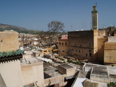  La Medina vue depuis le toit du Foundouk Nejjarine (25 février 2009)