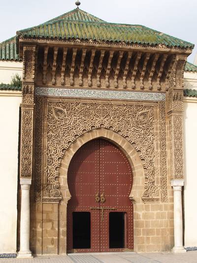  Mausolée de Moulay Ismaïl à Meknès (26 février 2009)