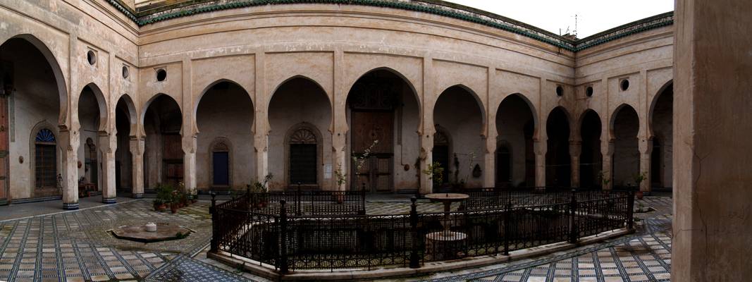  La cour du Palais Glaoui (28 février 2009)