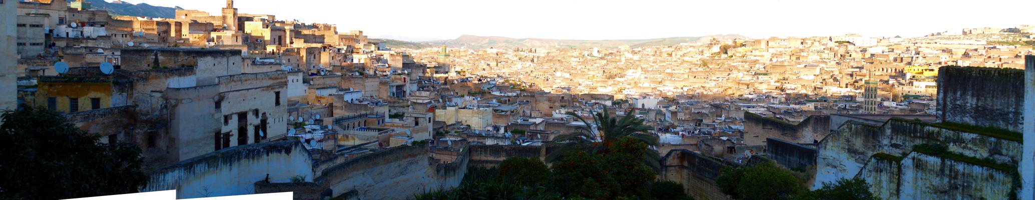  Panoama sur la medina depuis le Riad Moqri (23 février 2009)