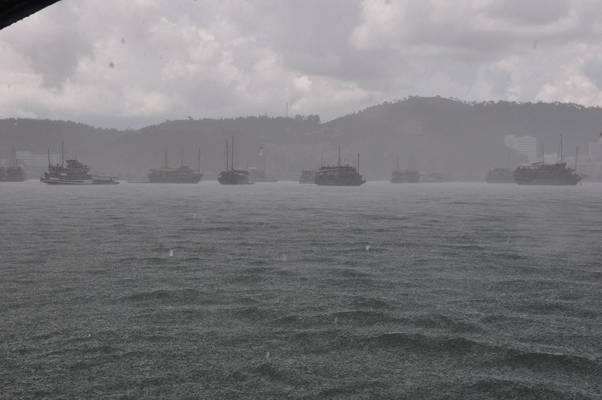  Averse dans le port d’Halong (29 août 2009)