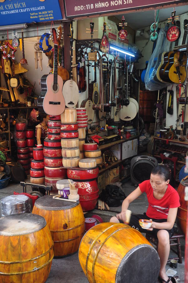  Echoppe du quartier des musiciens, Hanoi (31 août 2009)