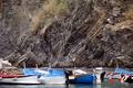  Bateaux à Vernazza ( 4 octobre 2009)