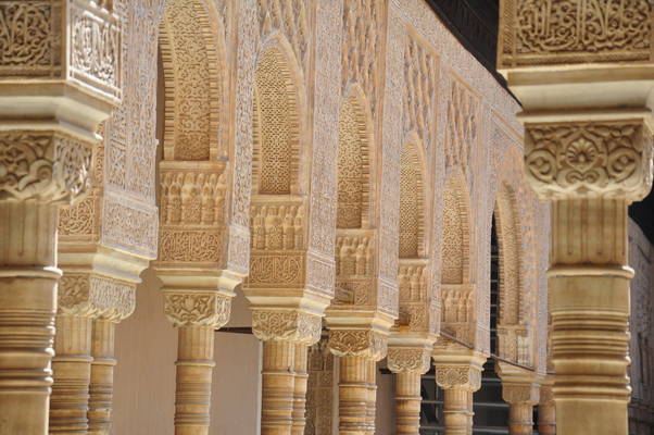 Colonnade des Palais Nasrides de l’Alhambra (13 mai 2010)