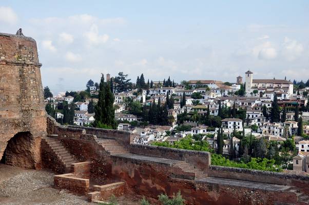  L’Albaicin vue depuis l’Alhambra (13 mai 2010)