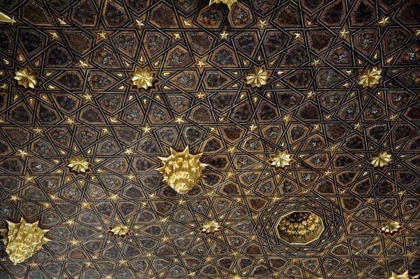  Plafond étoilé de la maison de Pilate à Séville (11 mai 2010)