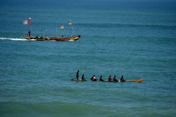  Pêcheurs à Cape Coast ( 2 juillet 2010)