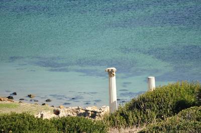  Ruines de Tharros devant la mer (24 octobre 2010)