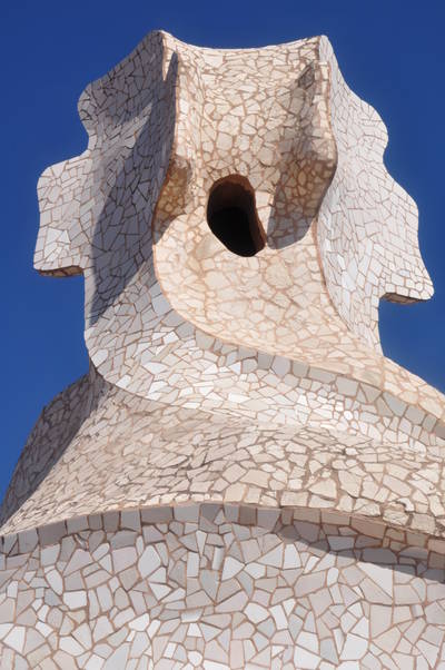  Sur la terrasse de la Pedrera (22 février 2014)