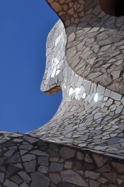  Sur la terrasse de la Pedrera (22 février 2014)