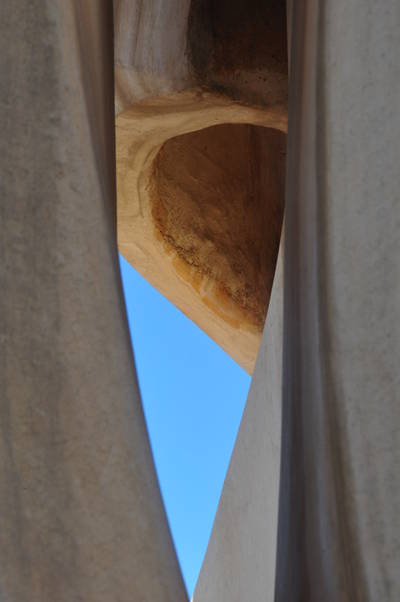  Sur la terrasse de la Pedrera (22 février 2014)