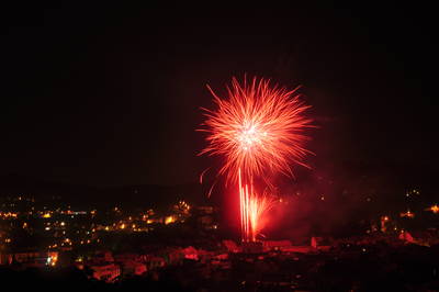  Feu d’artifice de la Saint-Laurent à Ollioules (10 août 2014)