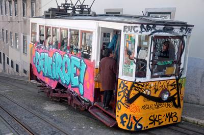  Funiculaire à Lisbonne (27 février 2015)