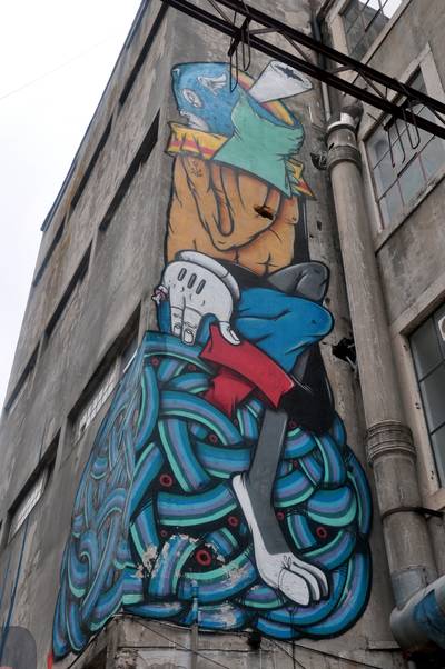  Street art à la LxFactory à Lisbonne (22 février 2015)