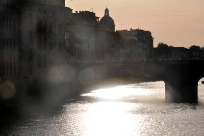  Coucher de soleil sur l’Arno (19 mai 2015)