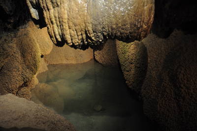  Grotte troglodyte du parc de Villecroze (22 août 2015)