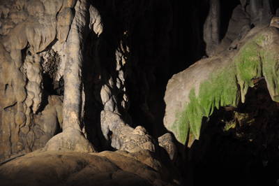  Sculptures naturelles de la grotte troglodyte du parc de Villecroze (22 août 2015)