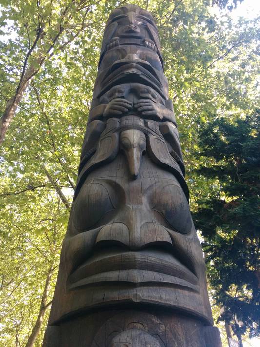  Totem à Occidental Square à Seattle (11 septembre 2015)