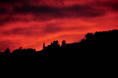  Coucher de soleil sur le Gros Cerveau (22 septembre 2015)