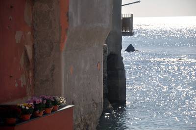  Sur la plage de Boccadasse (21 octobre 2015)